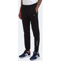Slazenger KOX I Erkek Cepli Dar Paça Siyah Eşofman Altı
