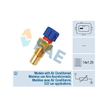 Sicaklik Sensoru Peugeot 306 7b, N3, N5 1.9 D / 206 Hatchback 2a 2.0 S16 1994-2012 Fae 32290