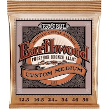 Ernie Ball P02143 Earthwood Custom Med Phosphor Bronze Takım Tel