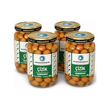 Marmarabirlik Yeşil Çizik Zeytin 400 Gr Cam Xs-2xs X 4 Adet