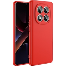 Poco X7 Kılıf Tchs Mara Lansman Kapak - Kırmızı Kirmizi