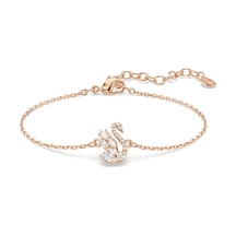 5738202 Swarovski Bilezik Swan:bracelet Whı/ros Metalik