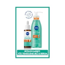 Derma Skin Clear Sivilce Karşıtı Cilt Bakım Seti, Yüz Temizleme Jeli 150ml Ve Dengeleyici Serum
