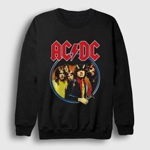 Presmono Unisex Highway To Hell Cover Ac/dc Sweatshirt Siyah
