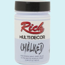 Rich Multi Decor Chalked Akrilik Boya 100Ml 4550 Bebek Mavi