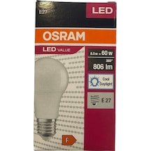 Osram 8.5w 60w Beyaz Işık E27 Duylu Klasik Led Ampul 20 Adet