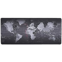 Dünya World Desenli Mousepad Mouse Pad 30X70 30-70 Cm