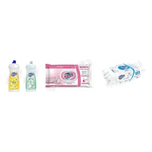 Bingo Sıvı Bulaşık Deterjanı 1500 Ml + Bulaşık Deterjanı 650 Ml + Yüzey Tem.havlusu 96'lı + Yüzey Tem. Havlusu 96'lı 4'lü Set