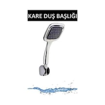 Duş Başlığı Banyo Duşakabin Kare Başlık El Ayak Duşu Çok Renkli
