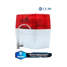 Sumarkt Galaxy 5 Aşamalı 8 Lt Metal Tanklı Süper Sarım Membran Teknolojili Pompasız Su Arıtma Cihazı