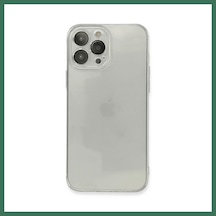 En-cag iPhone 13 Pro Uyumlu Kılıf Fly Lens Silikon - Şeffaf Bss