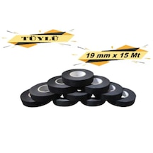 Point 10 Adet Bez Bant Tüylü Yanmaz Kumaş Kablo Sarma Bantı 19mm 15mt 19 MM