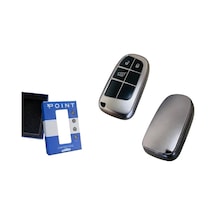 Pnt128 Fıat Anahtarlık Kabı Silikon Gri Fiat Mo 1