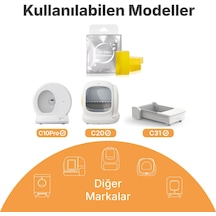 Ubpet Akıllı Kedi Tuvaletleri Koku Giderici Jel Odor Eliminator Ferahlatıcı 3 Lü Paket, Sarı
