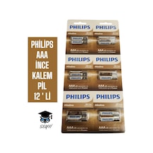 Philips Aaa İnce Kalem Pil 12 'li