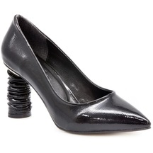 Gedikpaşalı Prk 22K K019 Siyah Rugan Bayan Ayakkabı Bayan Klasik (515759807)