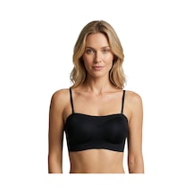 New Bra Newbra Lingerie 6705-kadın Desteksiz B Cup Hayalet Sutyen Siyah