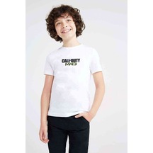 Tshirthane Call Of Dutf Mw3 Baskılı Unisex Çocuk Beyaz Tshirt