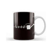 Heartbeat Watering Can Gardening Garden Gardener Landscaper Kupa Bardak Porselen Karışık