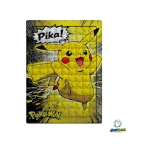 Ghostbastır Design Pikachu 99 Parça Ayaklı Puzzle Dekoratif Çocuk Yapbozu 0175