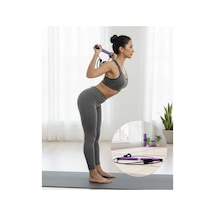 Mey İthalat Pilates Bar Direnç Çubuğu Tonlama Ve Esneklik Artırıcı Tasarım Mor