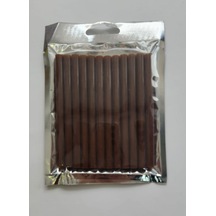G-006 Silikon Keratin Kısa Kaynak Kahverengi Çubuk 12'li - 10cm