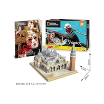 National Geographic San Marco Meydanı 3d Puzzle 107 Parça