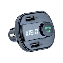 Araç Bluetooth Kit Fm Transmitter Cihazı Araba Çakmaklık Şarj