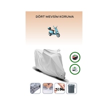 Gri Arka Çanta Ve Kilit Uyumlu Altai Xline 125 Pro Uyumlu Motor Brandası