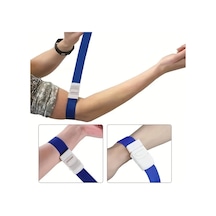 Chenkestoreone Elastic Sporcu Bandajı Mavi Snap Kapama Güvenli Esnek Sargı