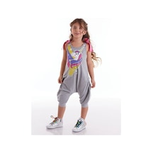 Denokids Mushi Unicorncup Kız Çocuk Tulum Çok Renkli