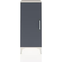 Arges Komodin Tek Kapaklı 44x30x106 Aytaşı-antrasit Aytası