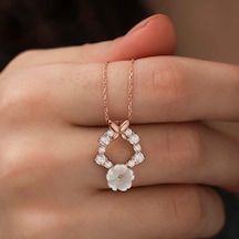 Gümüş Bahar Çiçeği Kolye (510926400)