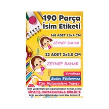 Okul Etiketi Kalem Defter Etiketi Özel Isim Yazılabilen Etiket Niloya 1 - 190 Adet Beyaz Okul Etiketi Kalem Defter Etiketi Özel Isim Yazılabilen Etiket Niloya 1 - 190 Adet Beyaz