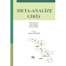 Meta  -  Analize Giriş  -  Hannah R. Rothstein  -   Julian P. T. Higgins  -  Anı Yayıncılık