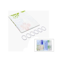 Bezos Pvc Banyo Duş Perdesi 90x180 Cm - 2'li, 12 Halka Bezos1 Çok Renkli