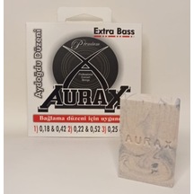 Aurax Ax-18p-s Saz Teli Profesyonel 0.18 Kısa Sap Extra Bass Sabun Hediyeli