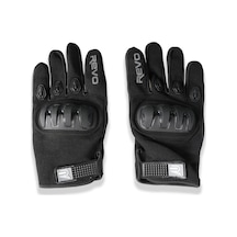 Gp Kompozit Gp Revo Eld21 3 Korumalı Motosiklet Eldiveni Siyah