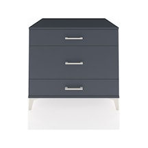 Kronos Şifonyer 3 Çekmeceli 88x59x80 Antrasit-antrasit Antrasit