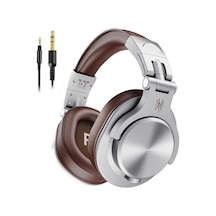 A71 Studio Hifi Kulak Üstü Kulaklık - 40khz Hi-res Audio, Çift Jak Girişli 3.5mm/6.35mm Gümüş
