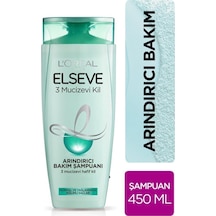 Elseve Normal ve Yağlı Saçlar 3 Mucizevi Kil Şampuan 450 ML