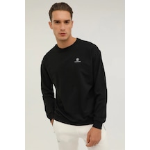 Lumberjack Erkek Sweat M-sn75 3fx Siyah
