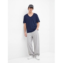 LTB V Yaka Basic Lacivert T-shırt