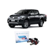 Mitsubishi L200 Led Xenon Uzun + Kısa Far Ampulü H4 Ultimate Yeni Seri Beyaz 2005-2017