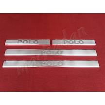 Db Chrome Vw Polo Krom Kapı Eşiği 2005-2009 4 Parça P.Çelik
