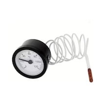 Chuangyinshop 1 Adet Profesyonel Kadranlı Termometre 0-120 C Su Yağ Çift Kullanım 100cm Prob