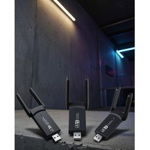 Usb Wifi Adaptörü 5g Destekli Dual-band Uczzzwifiadaptör-2
