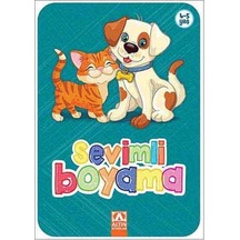 Sevimli Boyama - Turkuaz- Altın Kitaplar