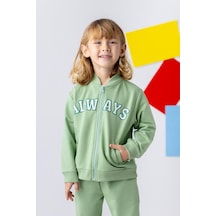 Zeyland Unisex Çocuk Kabartma Baskılı Kolej Ceket-yesıl Yeşil Zeyland Unisex Çocuk Kabartma Baskılı Kolej Ceket-yesıl Yeşil
