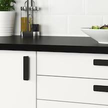 Ikea Hackås 2'li Mobilya Kulpu 100 Mm Siyah